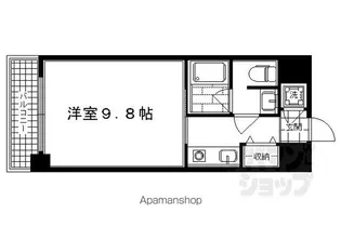 宝源ビル【406号室】の間取り