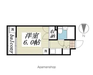 レンガ家ビル【306号室】の間取り