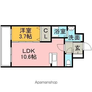 RUSSIE博多駅南【7階】の間取り