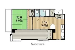 レジデンス923上諏訪【J- 6号室】の間取り