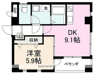 ボナールK【2階】の間取り
