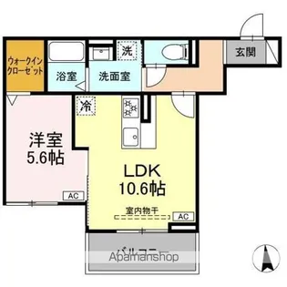 ルヴィータ矢田南【3階】の間取り