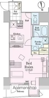 ロイジェントパークス四ツ谷【7階】の間取り