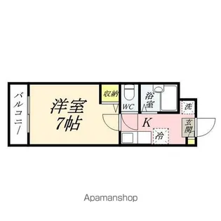 キャステルⅡーS【3階】の間取り