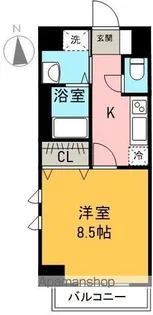 グランメールコート永田町【4階】の間取り