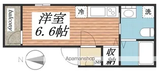 SHA L OM大久保【3階】の間取り
