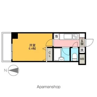 レジディア大島【3階】の間取り