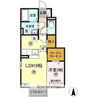 K’S NOBLE Ⅱ【1階】の間取り