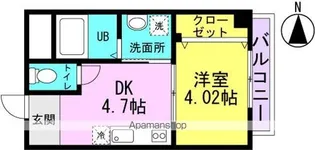 エクシード武庫之荘【402号室】の間取り