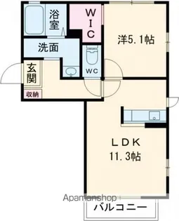 グランシーナ・オレオ【2階】の間取り