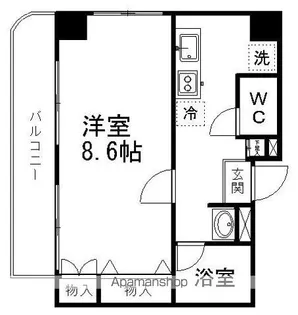 マインド祐【2階】の間取り