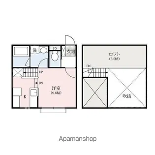 カーサチェレステ【2階】の間取り