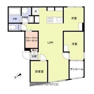 エテルネル曳舟【2階】の間取り
