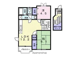 カリーノ【203号室】の間取り