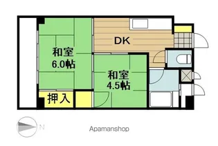 秋元コーポ【106号室】の間取り