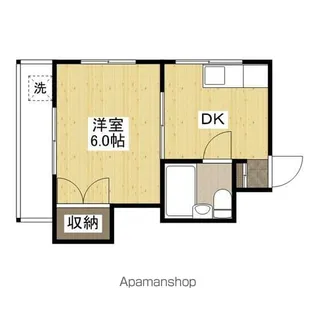 大方マンション【5階】の間取り
