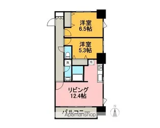 JP NOIE 円山表参道【9階】の間取り