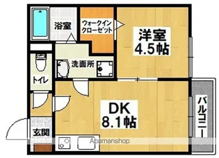 ALEGRIA金岡【3階】の間取り