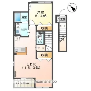 ショコラーデ【205号室】の間取り