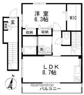 ルピナス【2階】の間取り
