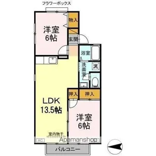 ソフィアコーポ【2階】の間取り