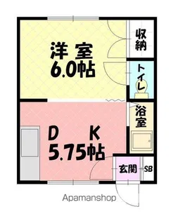 ブレンドハイツ【203号室】の間取り