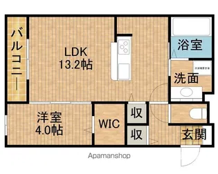 D−HILLS西浅田【1階】の間取り
