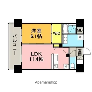 フェリス久留米シティ【3階】の間取り