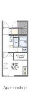 レオパレスはなみずき【1階】の間取り