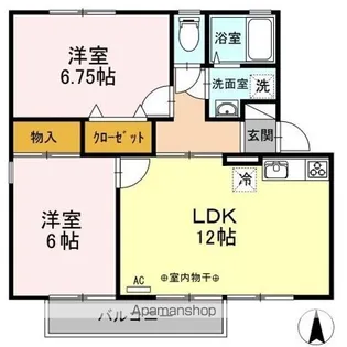 メゾン・ド・M B【2階】の間取り