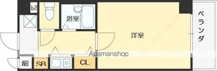 エスリード上甲子園【105号室】の間取り