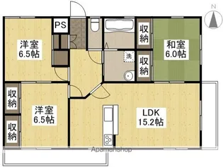 LINDE【301号室】の間取り