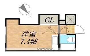 ハイツプレジデント【403号室】の間取り
