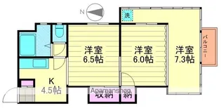 甲陽ビル【203号室】の間取り