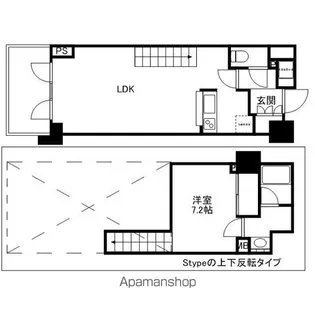 レジディア杉並方南町【1階】の間取り