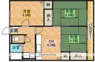 エムズ黒鳥B棟【102号室】の間取り
