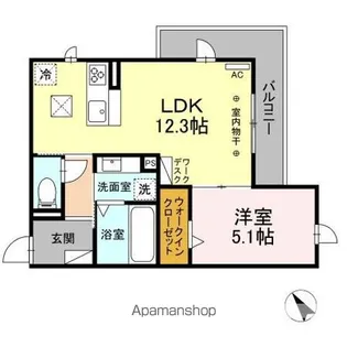FIELD I’S【101号室】の間取り