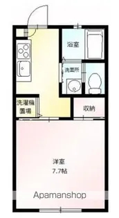 ラフィネドミールB【2階】の間取り