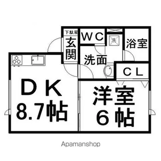 コンフォート【2階】の間取り