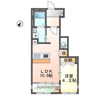 クッカKUKKA【1階】の間取り
