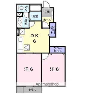 トゥモロー.A【1階】の間取り