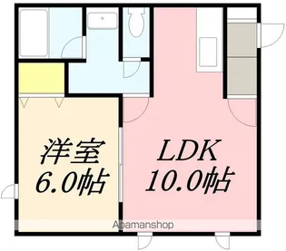 レジデンスカトレア【201号室】の間取り