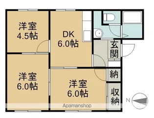 メゾントレビⅦ【103号室】の間取り