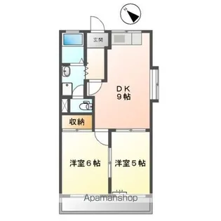 グレイス葵【201号室】の間取り