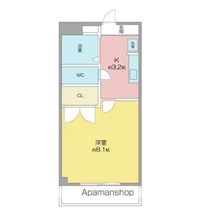 五番街クラシック【1階】の間取り