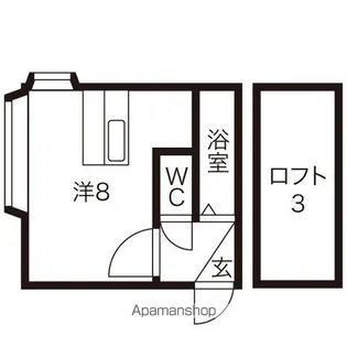 AMSスイート35B棟【204号室】の間取り