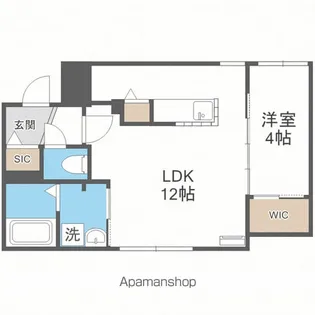 AORIO円山裏参道【4階】の間取り