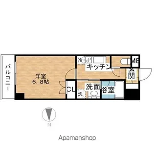 レジディア鶴舞【12階】の間取り