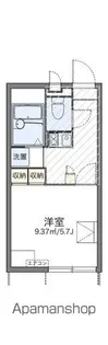 レオパレスベルウッド【1階】の間取り