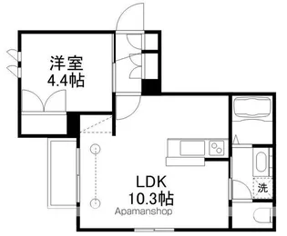 COCORO61318【203号室】の間取り